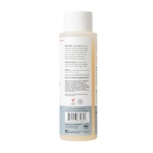 Image of SKOUT'S HONOR Probiotic Itch Relief Shampoo for Dogs, 16 oz | Non-Medicated Microbiome-Friendly Formula with Avocado Oil and Omega-3s, Paraben & Sulfate-Free, Unscented