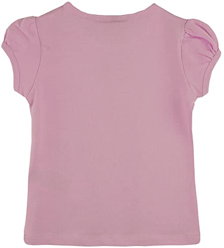 Image of Lilax Girls Short Puff Sleeve Cotton T-Shirt, Toddler & Little Girls Top | 95% Cotton Puff Sleeve Tee; Crewneck, Short Sleeve; Toddler & Girls Sizes 2T-12; for School, Play & Everyday; Machine Wash