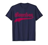 Barcelona Vintage Sports Style T-Shirt