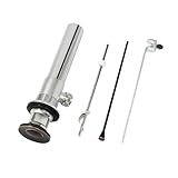 Purelux Bathroom Faucet Vanity Sink Metal Pop-Up Drain Stopper Assembly with Lift Rod and Overflow, Oil Rubbed Bronze Finish
