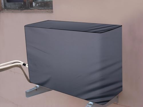Image of AC Cover Outdoor Unit for 1 ton Grey Color, AC Cover Dimensions - Outdoor Unit DxWxH in CM 36x89x71