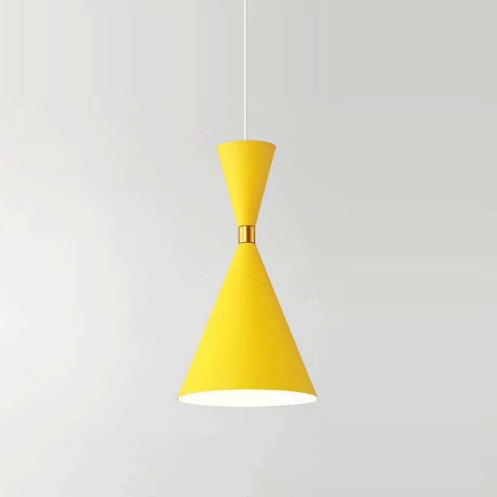 RCIDOS Luces Colgantes Modernas Industriales Pantalla Luz Techo Romántica Metal Lámpara Colgante Metal Estilo Nórdico Lámpara Suspensión para Decoración De Isla De Cocina para Cocina, Dormitorio,.