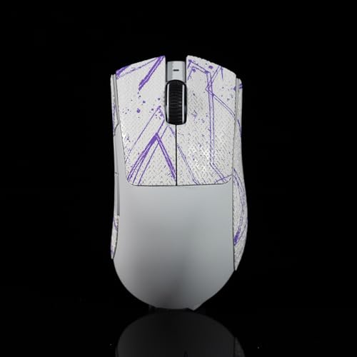 Hokeyio Razer Deathadder V3 Pro�p�O���b�v�e�[�v - ����~�߁A�������ꂽ�R���g���[���A�����z���A�\�t�g���U�[�AFPS�Q�[���O���b�v������ [�J�b�g�ς�] �z���C�g�p�[�v�� 0.5mm