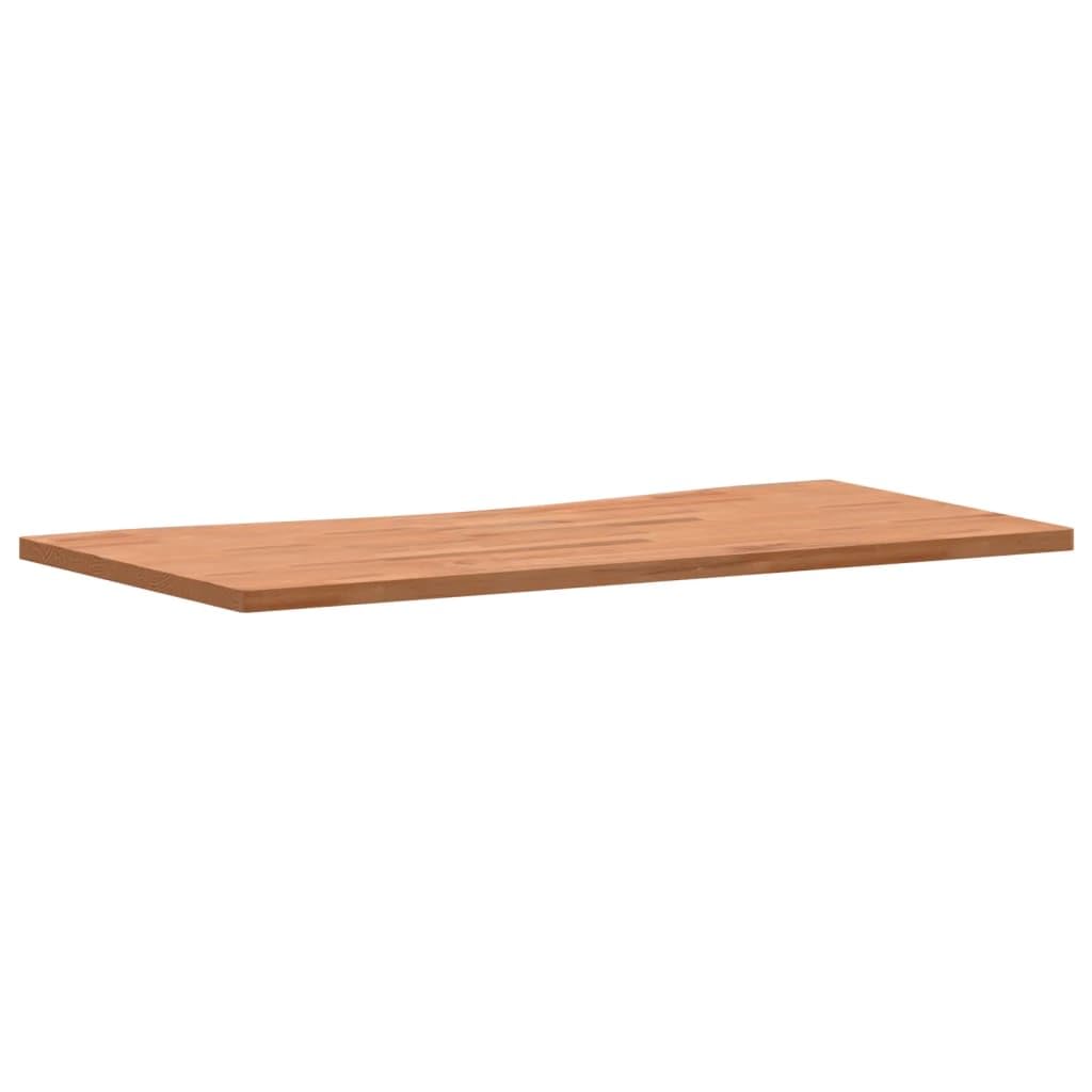 Bureaublad rechthoekig 80x60x2,5cm massief