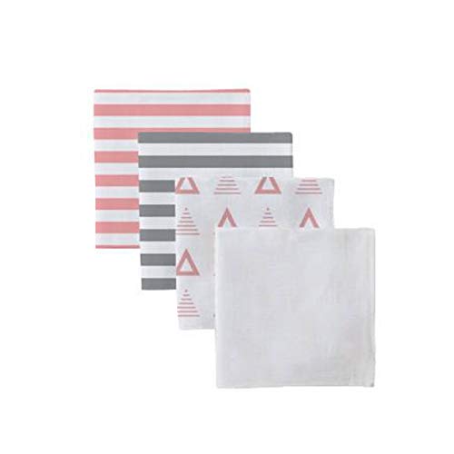 Promo Discount Up To 70% Off Pure Fiber Striped Swaddle Set, Pink