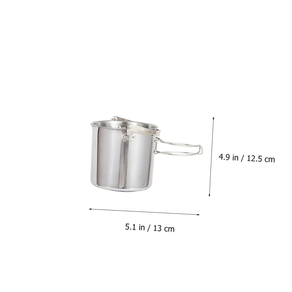 Juego de Vajilla de Acero Inoxidable 1 Set para Camping
