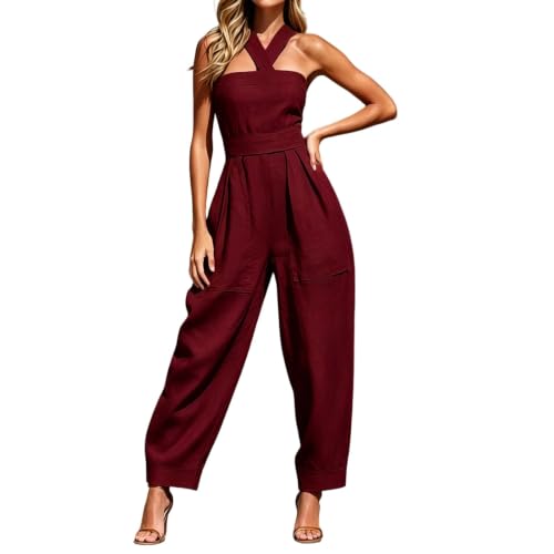 Mono holgado elegante con sofisticada caída fluida de mujer