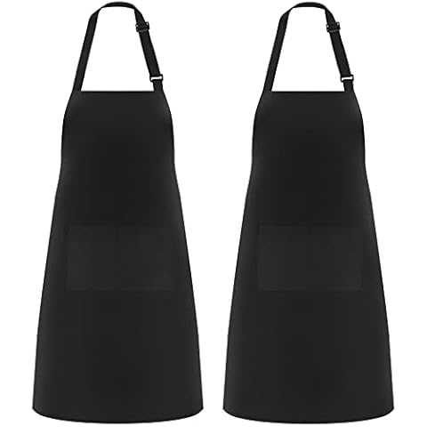 Riqiaqia 2er-Pack Küchenschürzen für Männer Damen Cover