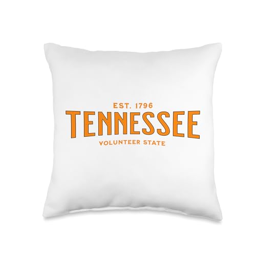 Classic Vintage Tennessee Volunteer State Throw Pillow