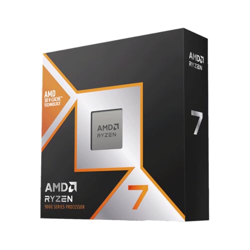 AMD CPU Ryzen 7 9800X3D, without Cooler AM5, 4.7 GHz, 8 Core/16 Thread, 104 MB, 120W, Authorized Dealer, 100-100001084WOF/EW-1Y