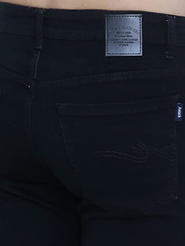 Image of Strechable Denim Regular Fit Mid Waist Light Weight Soft Feel Stretchable Denim Jeans Pant for Men