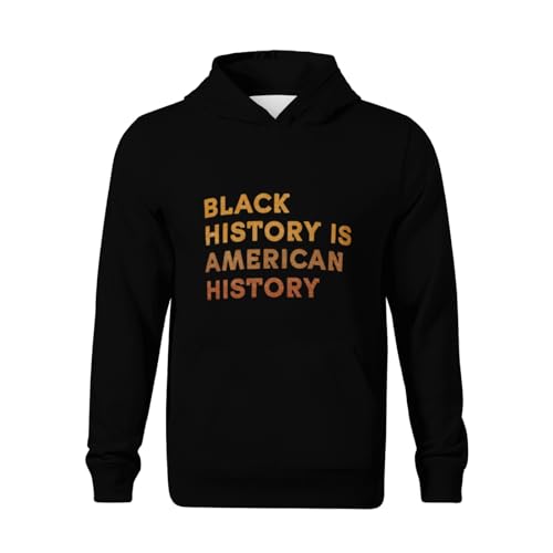Kids Black History Month African American Pride Gifts Boys Girls Lightweight Kangaroo Pocket Fleece Hoodies2