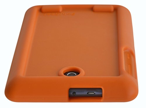 Bobj Rugged Case For Asus Memo Pad 7 Models Me176C, Me176Cx, Me176Ce, K013, K013C (Not For Memo 7 Lte) - Bobjgear Custom Fit - Venting - Sound Amplification - Kid Friendly (Outrageous Orange) #TOP5