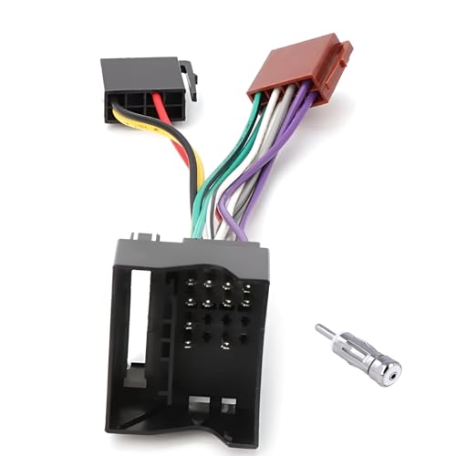 Sound-way Câble Adaptateur Faisceau autoradio fiche ISO et antenne Radio Compatible avec Ford