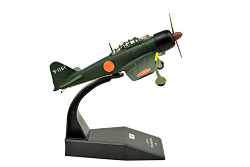 Tang Dynasty(Tm) 1:72 A6M3 Zero Fighter Metal Plane Model, World War Ii Japanese Navy 1942, Military Airplane Model,Diecast Plane,For Collecting And Gift #TOP4