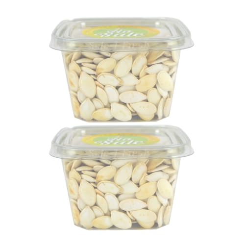 PZ 2 CONFEZIONI DA 200 GR CADA UNA (TOT. 400 GR) DI SEMI DI ZUCCA TOSTATI SENZA SALEPER SNACK O PER DOLCI SALATI, PANE E LIEVITATI