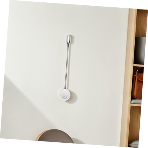 Lámpara de lectura LED flexible en plata cepillada de diseño moderno 7