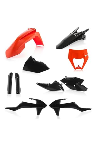 Kit plastique Acerbis EXC EXC-F 2017 noir orange premium