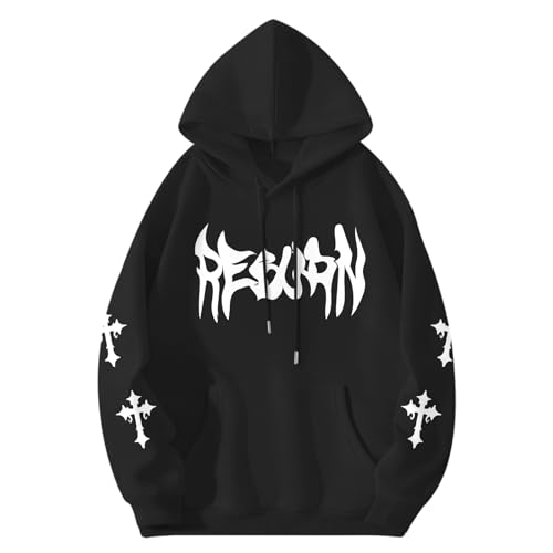 Lubpow Christian Hoodies for Men Vintage Religious Faith Jesus Sweatshirts