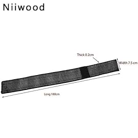 Extra Long Elastic Knee Wrap Compression Bandage Brace Support for Legs, Plantar Fasciitis, Stabilising Ligaments, Joint Pain, Squat, Basketball, Running, Tennis, Soccer, Football (Black-1pcs)