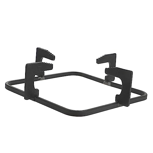 DIYEAH 3 Piezas Soporte de Estufa de Gas Cuadrado Accesorio de Cocina Resistente y Antideslizante para Ollas y Sartenes Negro
