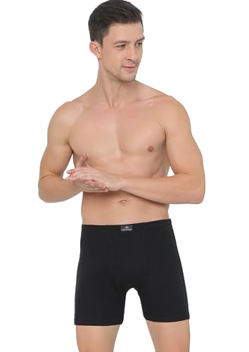 Image of Crystal Men's Underwear Super Combed Cotton Rib Solid Silver Trunks with Super Soft Waistband | Multipack| Assorted
