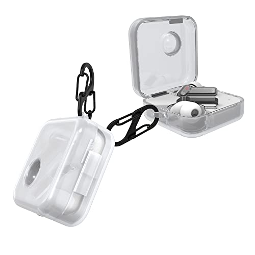 kwmobile Schutzhülle kompatibel mit Nothing Ear (1) - Hülle Kopfhörer - Silikon Case Cover Transparent