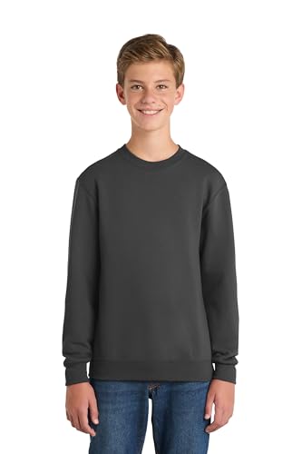 Port & Co Youth Core Fleece Crewneck Sweatshirt-PC90Y