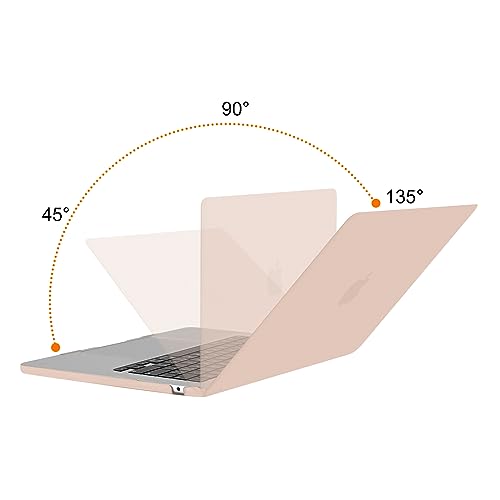 Image of MOSISO Compatible with MacBook Air 15 inch Case M4 M3 M2 2025 2024 2023 Release A3241 A3114 A2941 with Touch ID, Plastic Hard Shell Case&Keyboard Cover&Screen Protector&Storage Bag, Camel