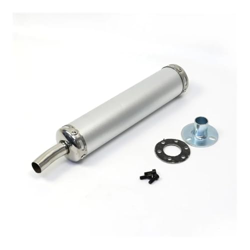 Silencieux d'échappement moto réglable 6x28 cm pour scooter et motocross