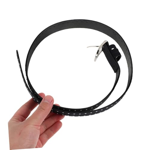 Women Suede Belt with Zinc Alloy Buckle for Jeans and Dresses Unique Punk Style Waist Accessory for Fashion Statement and Cosplay4