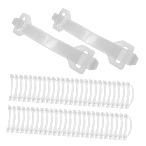 MUCKLILY 100pcs Moving Straps Carrying Straps Pe Shipping Straps or White Cardboard Straps