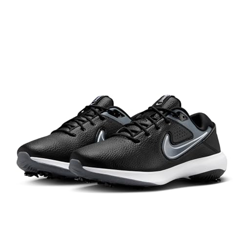 Image of Nike Victory Pro 3 Men's Golf Shoes (Wide) (DX9028-003, Black /Cool Grey /White)