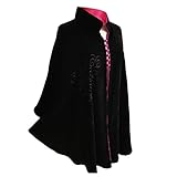 JennyJames fashion is Uniquely Designed for the High-End fashion market. A Silk-Based Black Velvet with a Pure Mulberry Silk Charmeuse Pink Lining Cape Peacock Feather Burn-out Pattern, Six pairs of handmade Frog Buttons, Featured a Collar Silky Soft...