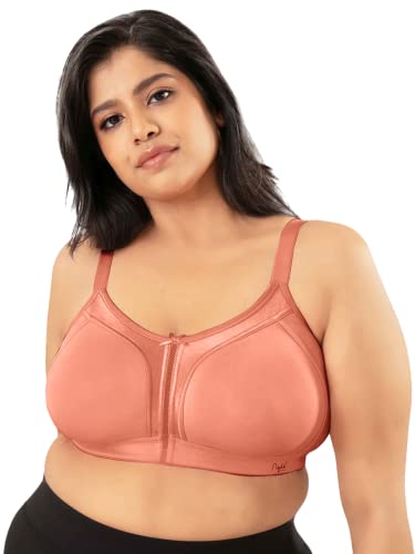 Image of NYKD NYB101 Cotton Non Padded Non Wired Full Coverage Everyday Bra M-Frame Bounce Control (Plus