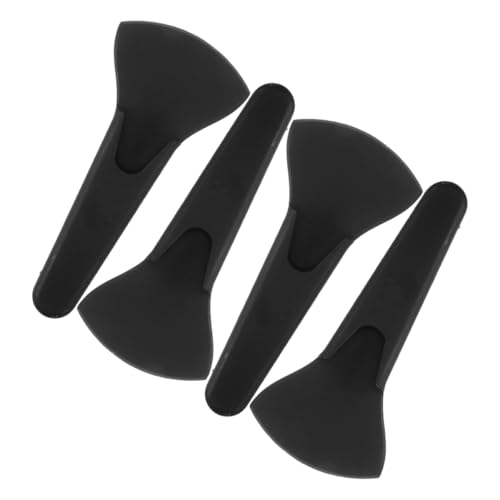 AUTSUPPL Soporte Magnético para Tijeras de Cocina Negro, Organizador Minimalista de Plástico y Magnetismo, 4 Piezas para Almacenamiento Versátil en Encimera