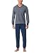 Schiesser Herren Schlafanzug lang mit Bündchen - Nightwear Set