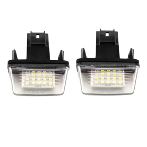 Luz LED de matrícula para Peugeot 206 que soluciona la iluminación tenue trasera