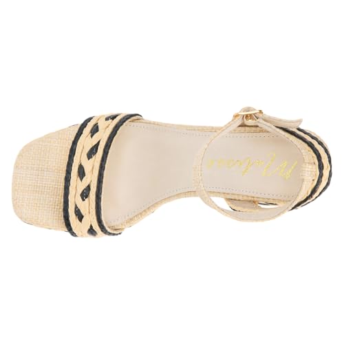 Matisse Womens Lyla Ankle Strap Block Platform Casual Sandals Casual High Heel 3" & Up - Blue4