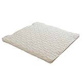 プッパプーポ 寝返り ごろ寝マット+専用敷きパッドセット 120×120cm 天竺 キルトパッド プレイマット ベビー マット リビング ラグ 赤ちゃん 敷布団 ベビーマットレス お昼寝 18アイボリー