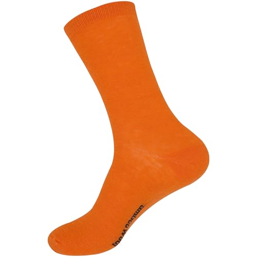 Image of BambooMN Unisex Men and Women's Rayon from Bamboo Wool Blend Athletic Crew Socks for Home, Travel, Work and Sport, 2 Pairs