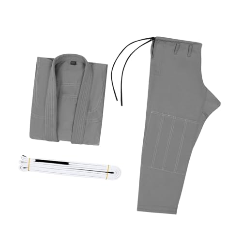 Generic ブラジリアン柔術ユニフォームキット グレー A2