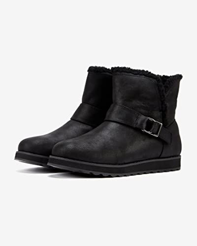 Skechers Skechers Women's Keepsakes 2.0 Cabin FeelsFashion Boot, Black, 10 US
