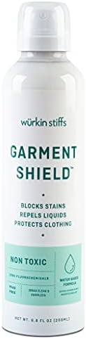 Garment Shield Spray by Würkin Stiffs | Premium Superhydrophobic Stain Repellent | Air-Powered Clothing Protector | Non-Toxic, Odorless, and Dries Clear | Made in the USA | 6.8 oz. (200ml)