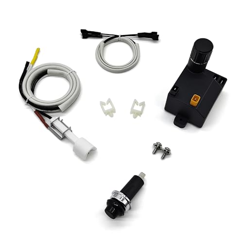 WEMEIKIT 7642 Grill Igniter Kit for Weber Spirit 210 / Spirit 310 Grills with Front-Control Panel (2013-Newer) Spirit 200/300 Igniter Replacement for Spirit E210 E310 S210 Starter Grill Parts