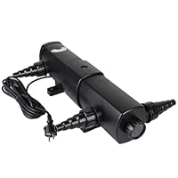 CPROSP UV Teichklärer 4500 l/h 24W, UVC Klärer Teich mit UV-Lampe, Algenvernichter für Gartenteich Pool Aquarium, Lichtfilter zur Algenbekämpfung, CUV-224