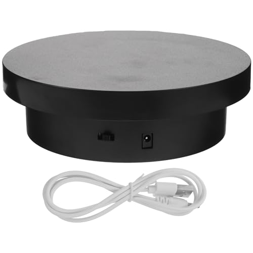 Cabilock 360grado Espositore Girevole per Interni Espositore Elettrico Portatile Base per Espositori di Gioielli in Pvc Supporto Fotografico Riutilizzabile Design Antiscivolo