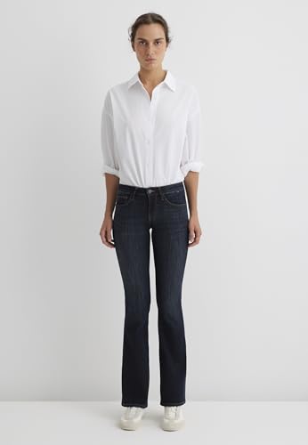 Mavi Damen Bella MID-Rise Jeans, Dark Smokey Blue, 30/38 3