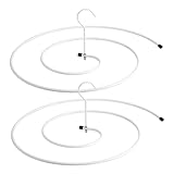 Facile à utiliser et à entretenir : légers mais robustes, les cintres en spirale sont faciles à accrocher ou à retirer, et leur surface en acier inoxydable est simple à nettoyer, ce qui les rend pratiques pour une utilisation quotidienne et un entretien à long terme.