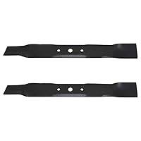 Vista 1 de Stevens Lake Parts Juego de 2 cuchillas para cortacéspedes John Deere, Universal L100, L100-L118, L105, L107, L108, L110, L111, L118 intercambiables